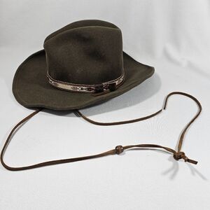 Bailey Lite Felt Wool Cowboy Ranch Hat Southwestern  SZ M ** READ **